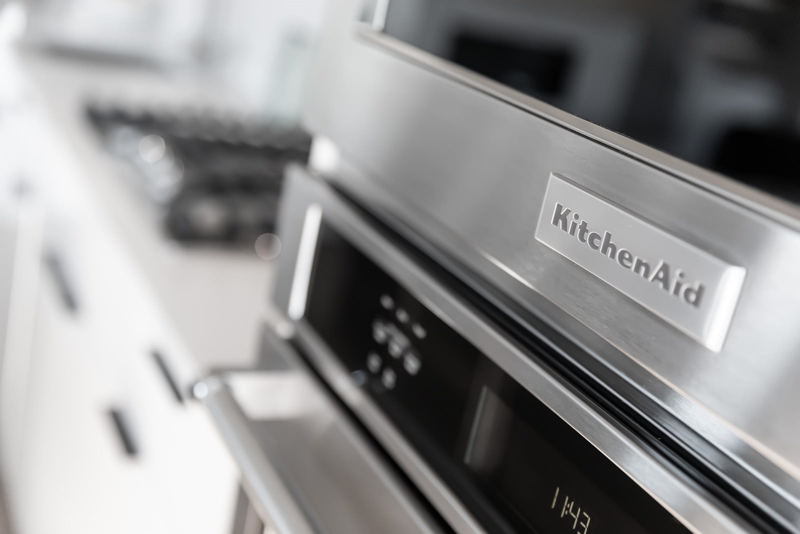 KitchenAid appliances in penthouse unit